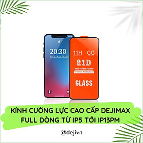 Mua Kính cường lực dành cho iphone full màn 21D full dòng từ iphone 5 tới iphone 13 Pro Max