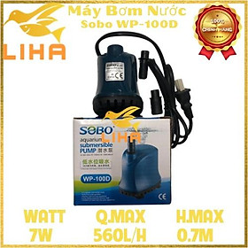 Bơm Hút Đáy 360 Độ Sobo WP-100D  - Bơm Chìm Hút Cặn Cho Bể Cá