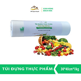 Mua Bao Đựng Thực Phẩm sinh học tự hủy dầy dặn bảo quản đồ tươi sống trong tủ lạnh KT 30*40cm*1kg