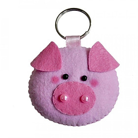 Móc Khóa Heo hồng  LaTin Handmade LT723