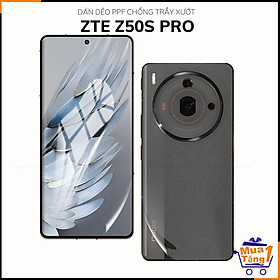 Mua Dán dẻo ppf nubia z50s pro trong suốt hoặc nhám chống bám vân tay bảo vệ camera mua 1 tặng 1 phụ kiện điện thoại huỳnh tân store