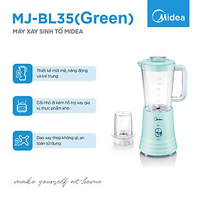 Máy Xay Sinh Tố Midea MJ-BL35 1.2 lít - Xanh - Hàng chính hãng