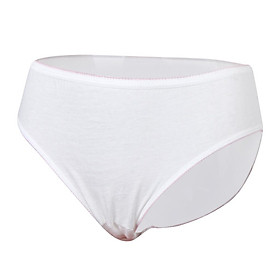 Women’s White Cotton Disposable Panties Underwear for Travel Postpartum SPA