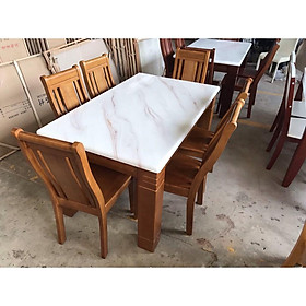 Mua BỘ BÀN ĂN MẶT ĐÁ TỰ NHIÊN NHẬP KHẨU CAO CẤP MD017