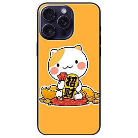 Ốp lưng dành cho Iphone 15 - Iphone 15 Plus - Iphone 15 Pro - Iphone 15 Pro Max - Mèo Và Thỏi Vàng - Hàng Chính Hãng