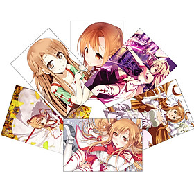 Tranh Poster SET 5 tấm Sword Art Online ANIME MANGA A4 tấm khác nhau