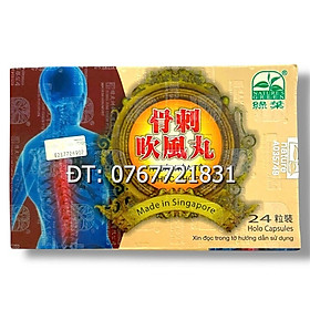 Mua Viên uống đau nhức xương khớp Thoái hóa tê nhức khớp xuất xứ Singapore - Hộp 24 viên - Mã số 1121