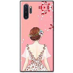Ốp lưng dành cho Samsung Galaxy Note 10 Plus mẫu Cô gái áo hồng