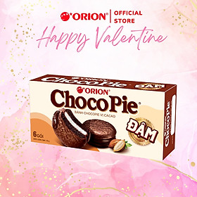 Hộp bánh Orion ChocoPie ĐẬM vị ca cao 180G 6 gói hộp