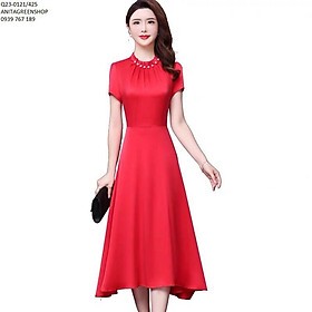 Đầm xòe trung niên cao cấp  Q23-0121