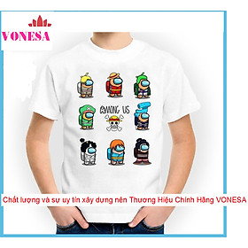 Áo thun Nam Nữ Vonesa, áo phông Unisex Nam Nữ có Size từ 25-84kg B8