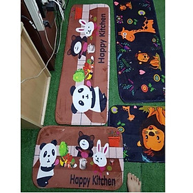 Bộ 2 Thảm Nhà Bếp 3D - Giao ngẫu nhiên - GDHN Loại Tốt