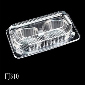 Mua 100 Hộp Nhựa Đựng Bánh Tart Trứng Hai Cái - FJ310