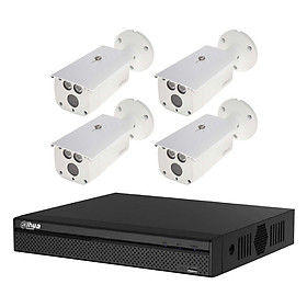 Mua Trọn bộ 4 Camera quan sát Dahua HD CVI 4 Megapixel HAC-HFW1400DP FULL 4K - Hàng chính hãng