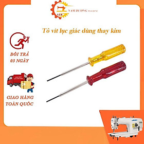 Mua tô vít lục giác dùng thay kim máy công nghiệp   tua vít mở ốc kim máy vắt sổ   VÍT VÀNG 1.6mm