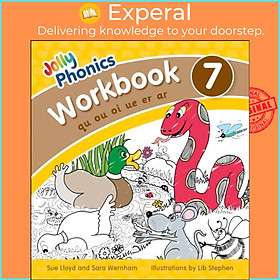 Sách - Jolly Phonics Workbook 7 - in Precursive Letters (British English edition) by Sue Lloyd (UK edition, paperback)
