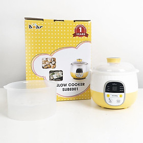 Mua  Có sẵn   Giá hủy diệt  Nồi Nấu Chậm Bear 0.8L - Bản Quốc Tế  Dahamart - Siêu Thị Ăn Dặm