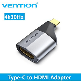 Đầu chuyển USB Type C to HDMI Vention hỗ trợ 2k, 4k60Hz - Hàng chính hãng
