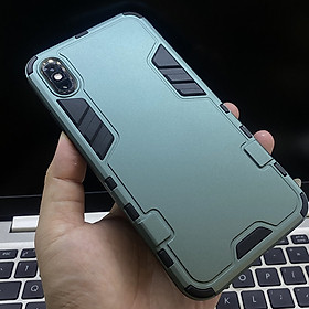 Ốp lưng cho iPhone 6 Plus / 7 / 7 Plus / X-XR / XS Max / iPhone 11 / iPhone 11 Pro / iPhone 11 Pro Max iRON - MAN - Nhựa PC cứng viền dẻo chống sốc VER 2
