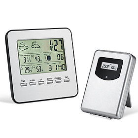 Máy nhiệt kế đo độ ẩm trong nhà ngoài trời kỹ thuật số không dây