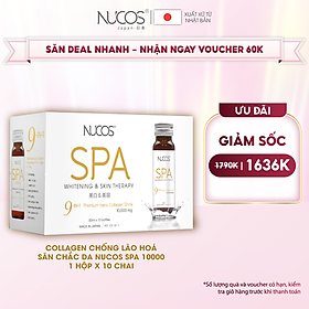 Collagen nước ngăn lão hóa Nucos Spa 10.000 hộp 10 chai