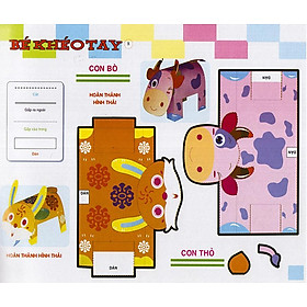 Cắt Và Dán  Hình 3D - Bé Khéo Tay - Giải Trí Phát Triển Trí Tuệ