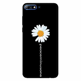 Ốp lưng in cho Huawei Y7/ Y7 Prime 2018 Mẫu Cúc Chữ Dài