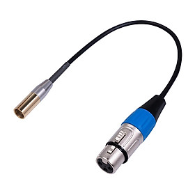Mini XLR Male to XLR Female Adapter Cable, 3-pin Mini XLR Male to XLR Female Adapter Cable, for BMPCC 4K Camera Video Assist 4K Sharp 8K