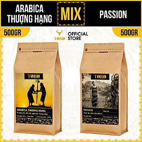 1KG Bộ Mix Cà Phê Bột Toro Arabica Thượng Hạng & Toro Passion Nguyên Chất