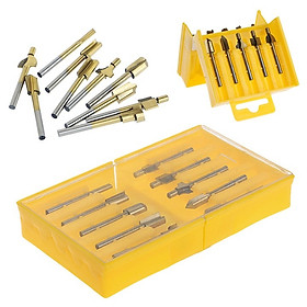 Mua Bộ 10 mũi hợp kim phay gỗ cán 3mm phủ titanniun hay mũi mài phay khoét gỗ