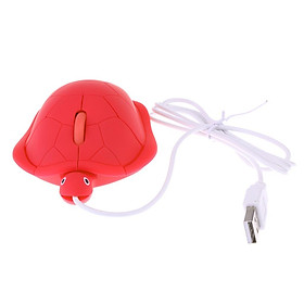 USB 800dpi 3D Wired Optical Cute Turtle Mice Mouse For PC Laptop Ergonomic