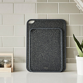 Mua Combo 2 Thớt Nhựa Kháng Khuẩn Lock&Lock Black Marble Kích Thước 35*26cm Và 29*22cm CKD009S2