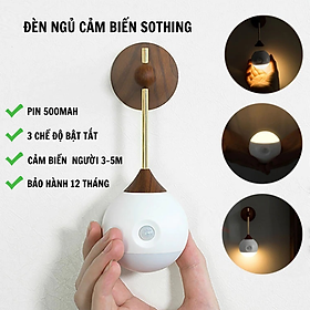 Mua Đèn ngủ cảm biến Sothing  3 chế độ bật tắt  cảm biến người khảng cách 3-5m  dung lượng pin 500mAh- Hàng chính hãng