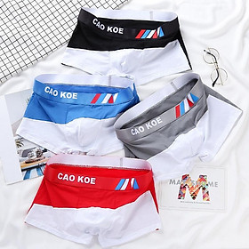 Hình ảnh Quần lót nam - Quần đùi boxer nam CAO KOE cho Học sinh trẻ trung, sinh viên cá tính cotton nguyên chất 100% thoáng khí