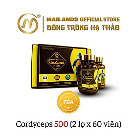 Đông Trùng Hạ Thảo MaiLands Cordyceps 500 (120 viên)