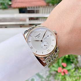 Hình ảnh Đồng Hồ Cơ Nam Tiissot 1853 Le Locle Automatic T006.428.11.038.01 ,Lịch ngày-Máy cơ-Dây kim loại-Size 40mm- Cung Cấp Bởi AmandaC Life