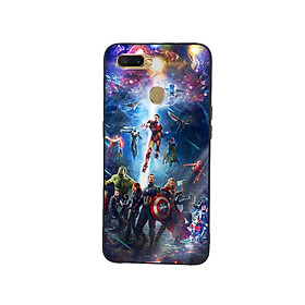 Ốp Lưng Kính Cường Lực cho điện thoại Oppo A7 - Marvel 02