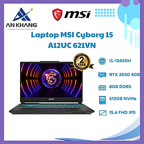 Mua Laptop MSI Cyborg 15 A12UC 621VN (Intel Core i5-12450H | 8GB | 512GB | RTX 3050 | 15.6 inch FHD | Win 11| Đen) - Hàng Chính Hãng - Bảo Hành 24 Tháng