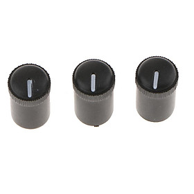 3 Pieces  Power Radio Volume Control Loudspeaker Knob