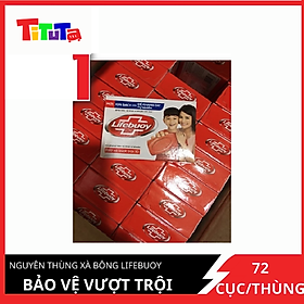 Giá sỉ nguyên thùng Xà bông cục Lifebuoy Bảo vệ vượt trội 10 (Đỏ) 90gX72 viên