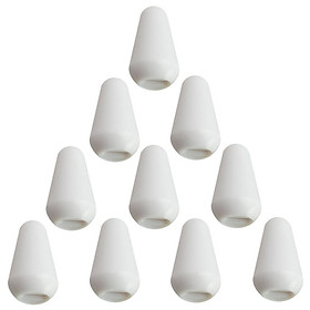 5 or 3 Way Toggle Switch Tip Knobs   Buttons for ST Electric Guitar White