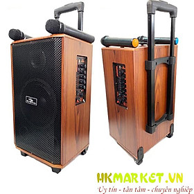 Mua Loa Kéo K88 Kiomic mẫu mới nghe cực hay tặng kèm 2 mic không dây