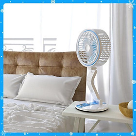 Mua Quạt Tích Điện Gấp Gọn Cao Cấp Có Đèn Rất Là Đẹp Và Còn Mát - Hàng Chất Lượng
