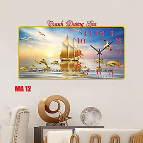 Mua Tranh Đồng Hồ Treo Tường tráng gương 3D ️MẪU HOT️ Đồng Hồ Pha Lê Trang Trí Decor Nhà Cửa Phòng Khách kim trôi