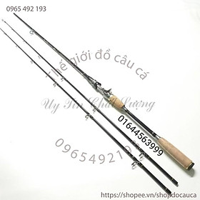 Cần câu cá 2m1 máy ngang FISHING ROD 2 ngọn