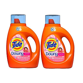 Combo 2 Nước giặt Tide Downy April Fresh (Chai 1.3L)