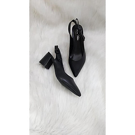 Sandal bít hở hậu gót trụ 5 phân.