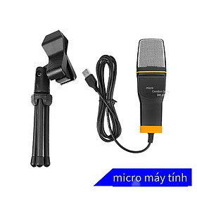 Phong cách mới nhất phát sóng trực tiếp micrô trò chơi bằng giọng nói 3.5 có giá đỡ USB ghi âm máy tính để bàn micrô tụ điện có dây