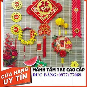 Mành cọ trang trí tết ,lễ hội không dây kéo kích thước 1m50 x cao 2m 