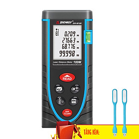 Mua Máy Đo Khoảng Cách Bằng Laser 100m SNDWAY SW-M100 Tặng Kèm 02 Đèn LED USB - Hàng Chính Hãng